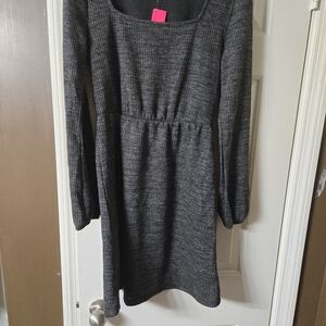 Xhilaration Gray Cotton Mini Dress